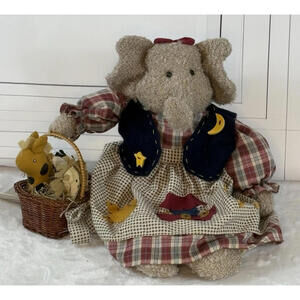 Vintage House of Lloyd Elphie & Friends Stuffed Collectable Clean/Smoke Free